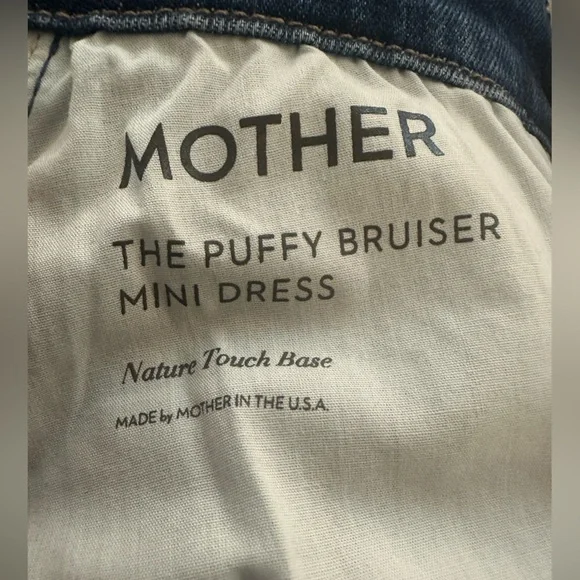 MOTHER The Puffy Bruiser Mini Dress XS - Picture 5 of 7